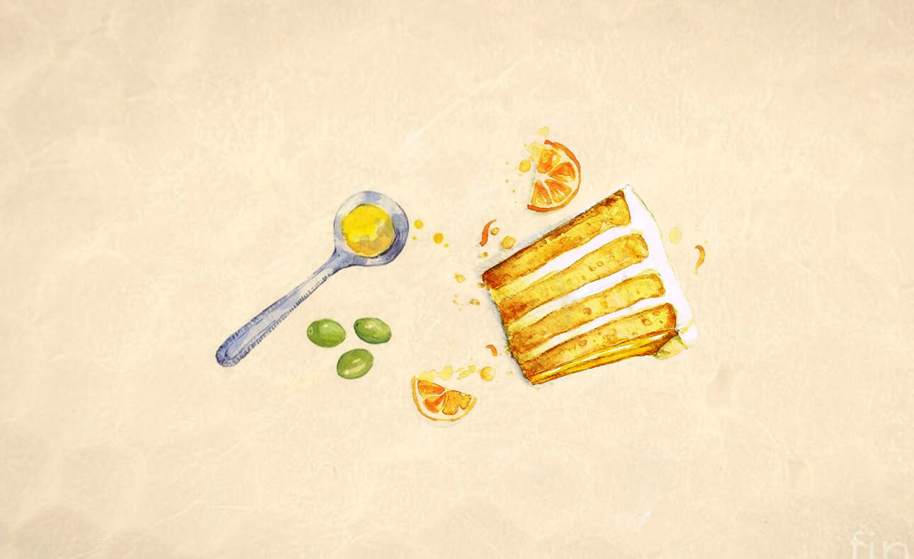 Μυρωδάτο κέικ με Ελαιόλαδο και πορτοκάλι