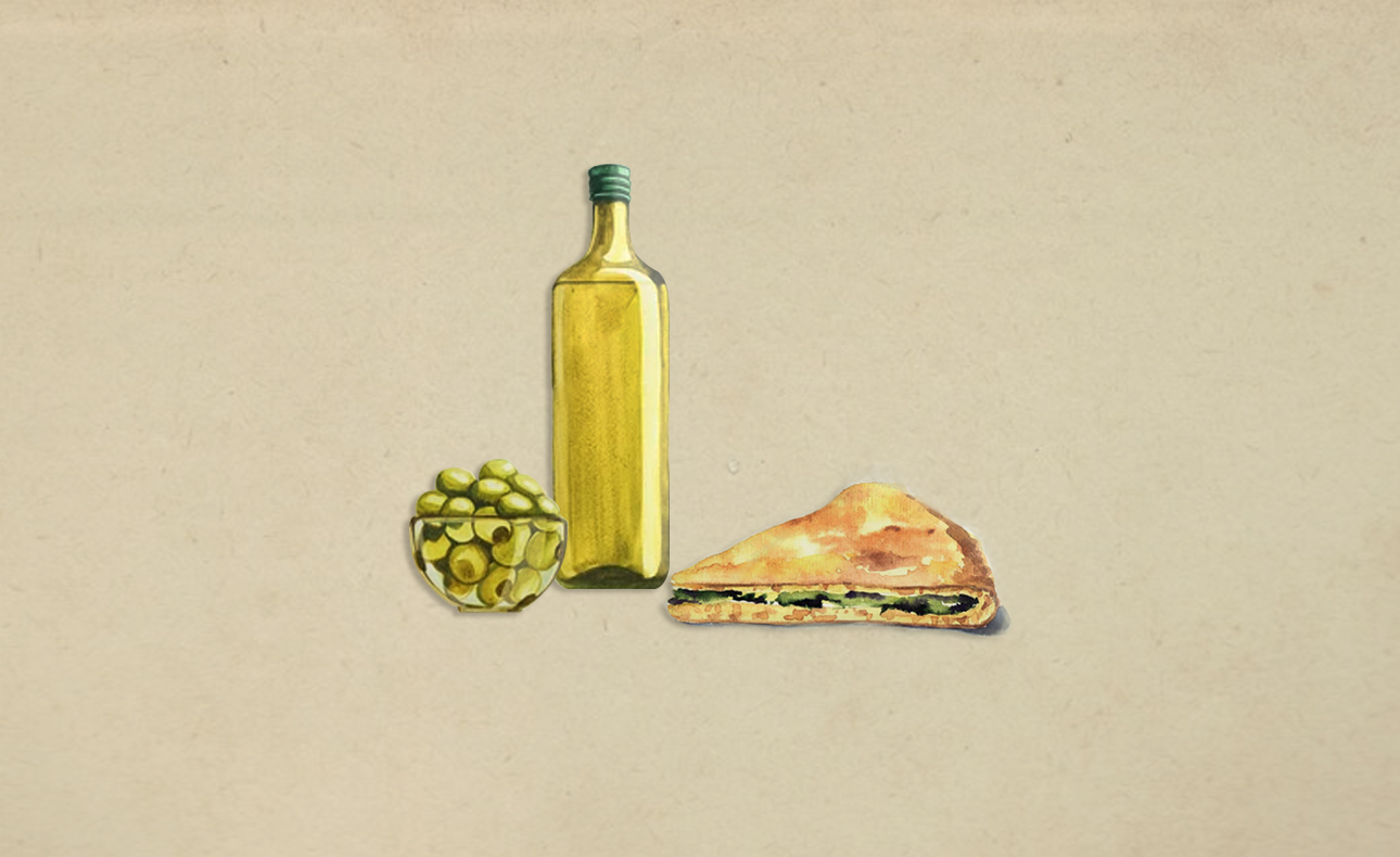 Ηπειρωτική πίτα με κοτόπουλο, ρύζι και χωριάτικο φύλλο ζυμωμένο με Ελαιόλαδο